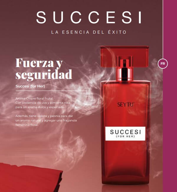 SUCCESI FOR HER SEYTÚ Perfume para mujeres, aroma dulce, natural y floral omnilife como donde comprar online por internet delivery